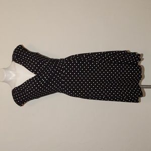 Lauren Ralph Lauren Black and White Pokadot Dress